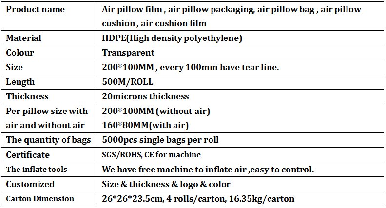 inflatable air pillow camping