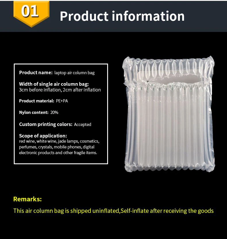 inflatable laptop packaging